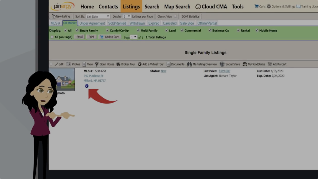 MLS Property Information Network, Inc- - CMA Part 1 - Setting the  Defaults - MLS PIN